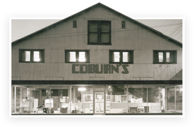 History Coburn storefront